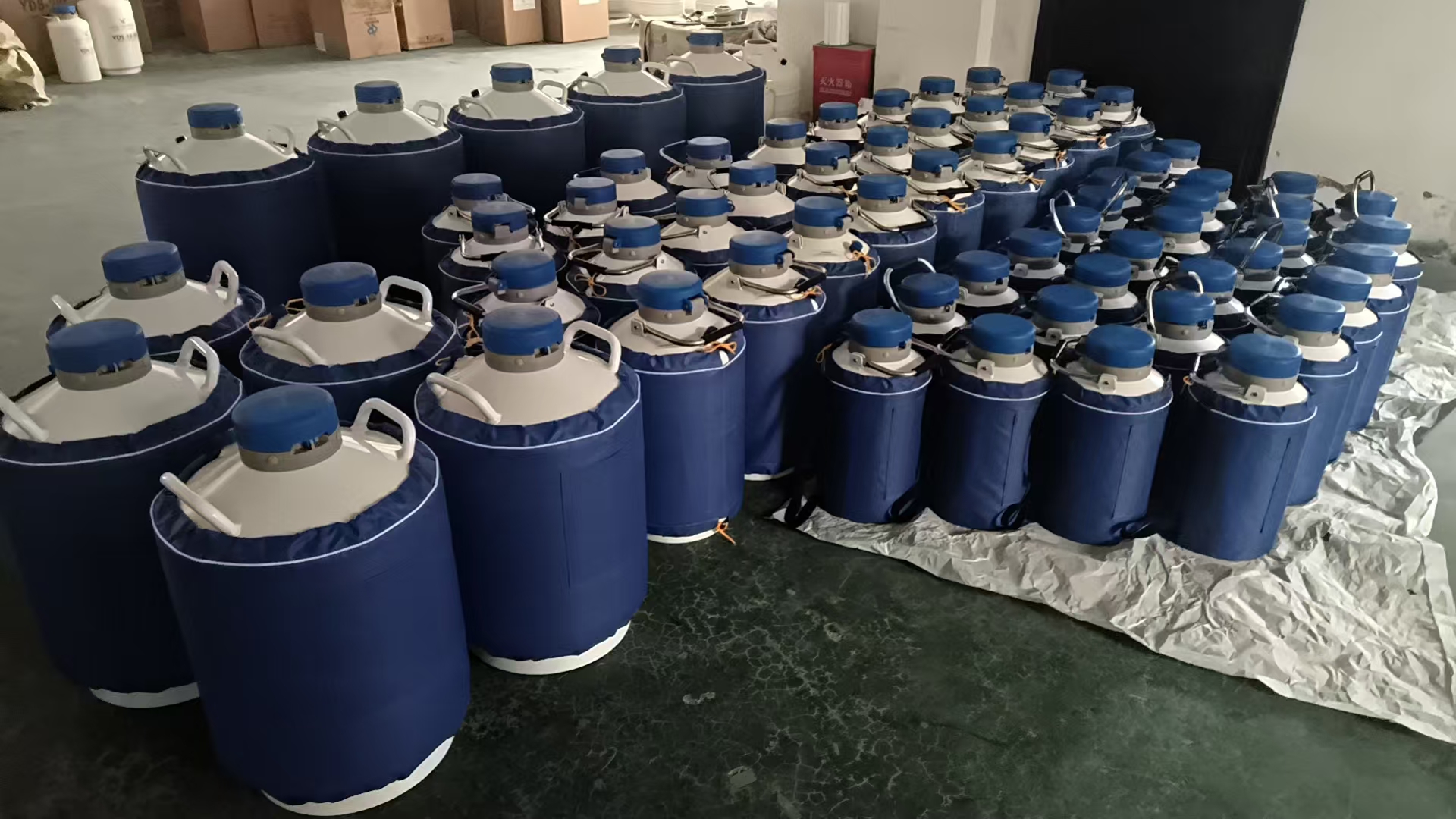 Liquid nitrogen tank transportation plan: safe