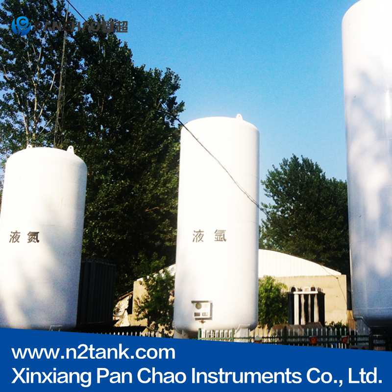 bulk cryogenic liquid nitrogen storage tank