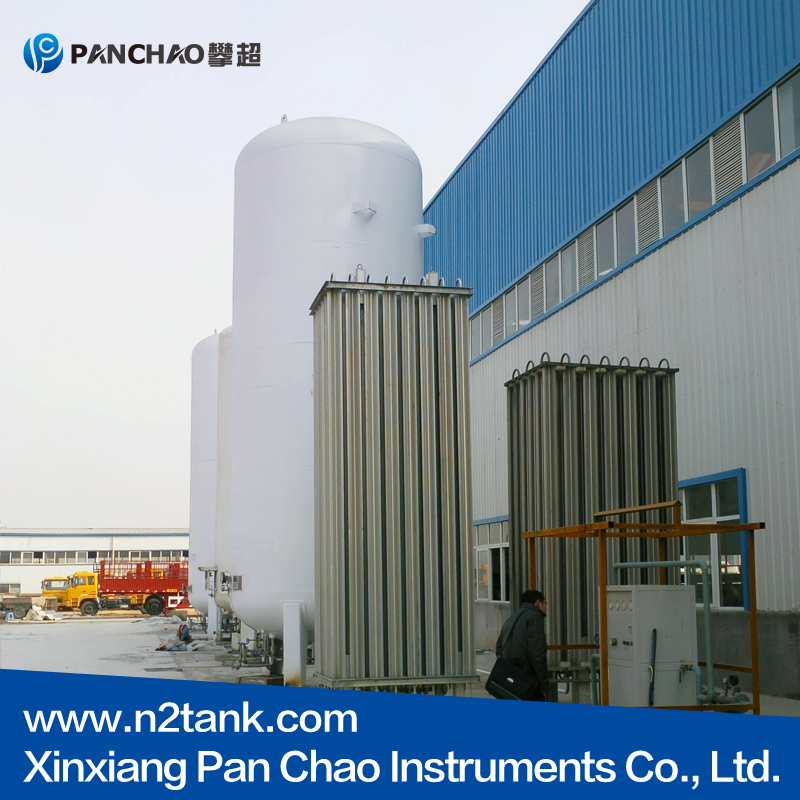 vertical cryogenic liquid storage tank for LIN LOX LAr LNG